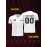 1pc Customizable Soccer Jersey for Kids - Personalized Name & Number, V-Neck, Knit Polyester, All-Season Sports & Casual Top for Boys & Girls, Preppy Street Style, Medium Stretch, Party & Beachwear