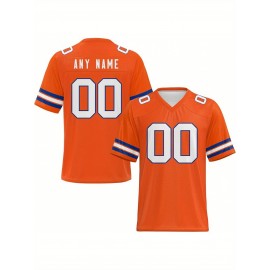 Customized football jerseys, personalized football shirts, printed and sewn names and numbers, personalized football and tennis jerseys, outdoor sports matches