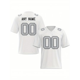 Customized football jerseys, personalized football shirts, printed and sewn names and numbers, personalized football and tennis jerseys, outdoor sports matches