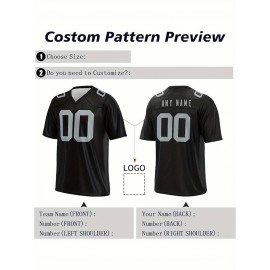 Customized football jerseys, personalized football shirts, printed and sewn names and numbers, personalized football and tennis jerseys, outdoor sports matches
