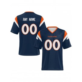 Customized football jerseys, personalized football shirts, printed and sewn names and numbers, personalized football and tennis jerseys, outdoor sports matches