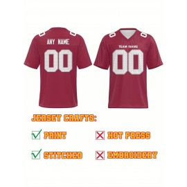 Customized football jerseys, personalized football shirts, printed and sewn names and numbers, personalized football and tennis jerseys, outdoor sports matches