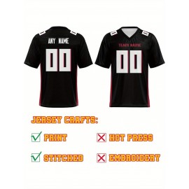 Customized football jerseys, personalized football shirts, printed and sewn names and numbers, personalized football and tennis jerseys, outdoor sports matches