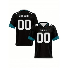 Customized football jerseys, personalized football shirts, printed and sewn names and numbers, personalized football and tennis jerseys, outdoor sports matches