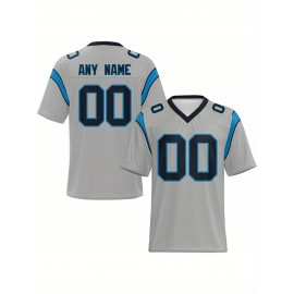 Customized football jerseys, personalized football shirts, printed and sewn names and numbers, personalized football and tennis jerseys, outdoor sports matches