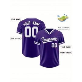 Customizable Plus Size V-Neck Baseball Jacket - Personalized Name & Number Stitched Design, Red/Black Contrast, Comfortable Non-Stretch Fabric, Breathable Summer Sports Shirt for Women, Casual Sportswear | Sporty Vneck Jacket | Durable Sportswear