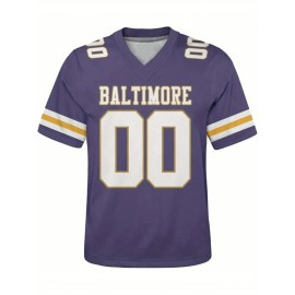 Customized plus-size football shirts, personalized short-sleeved shirts with any name and number, plus-size Women's football city team gifts