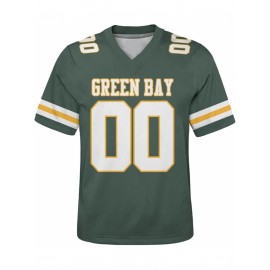 Customized plus-size football shirts, personalized short-sleeved shirts with any name and number, plus-size Women's football city team gifts