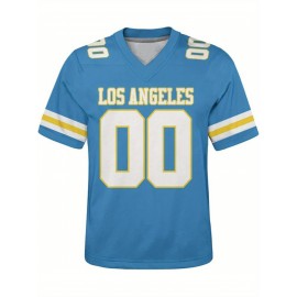 Customized plus-size football shirts, personalized short-sleeved shirts with any name and number, plus-size Women's football city team gifts