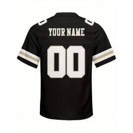 Customized plus-size football shirts, personalized short-sleeved shirts with any name and number, plus-size Women's football city team gifts