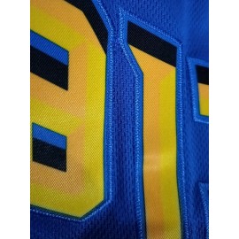 Men's Blue #24 Baseball Shirt - Breathable Loose Fit V-Neck Button-Up with Embroidered Letter Design, All-Season Casual Sportswear for Outdoor Activities, Streetwear & Daily Wear (Machine Washable), Baseball Jersey, Durable Sportswear