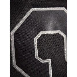 Men's Black #2 NY Baseball Jersey - Classic Letter Design, Breathable Button-Up Short Sleeve Shirt for Training, Games & Casual Wear