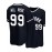 Men's Deep Blue #99 Baseball Jersey - Classic 