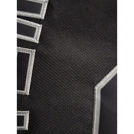 Men's Black #2 Baseball Jersey - Classic Embroidered Letter Design, Breathable Button-Up V-Neck Shirt, Loose Fit for Training, Competition & Casual Wear | All-Season Sportswear for Men & Teens, Comfortable Athletic Wear