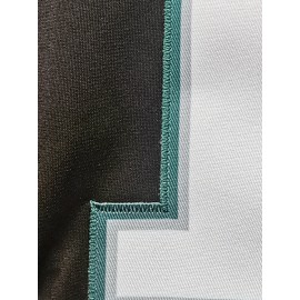 Men's Black #62 Embroidered Rugby Jersey - Loose Fit Breathable V-Neck Sportswear for Casual Streetwear, Outdoor Sports & All-Season Wear | Machine Washable, Sporty Look, Comfortable Fit