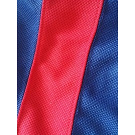 1pc SheLucki Men'S Ice Hockey Jersey - Embroidered Alphabet Pattern, V-Neck, Loose Fit, Knit Polyester, Slight Stretch, Breathable for Sports & Casual Wear, Four Seasons