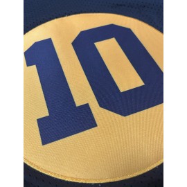 SheLucki Men'S #10 Sports Jersey, Polyester V-Neck Embroidered Football Shirt, Breathable, Casual, Street Style, Loose Fit, for Adult & Teen, Four Seasons Outdoor & Daily Wear, Running, Hiking, Training, Sports, Unity, Seasonal Celebrations