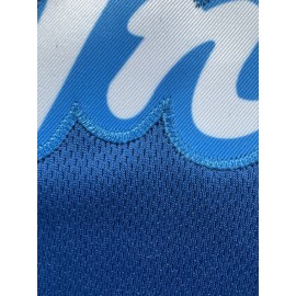 Men's Royal Blue #17 Baseball Jersey - Retro Embroidered 