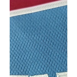 Men'S Moon Blue Baseball Shirt, Classic Letter Embroidery Design, Button style Short Sleeve Breathable Shirt, Training and Competition Category: Men'S Baseball Shirt