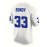Men's White # 33 Rugby Shirt With Loose Embroidered Sports, Fashionable, Casual, Street Breathable Rugby Top