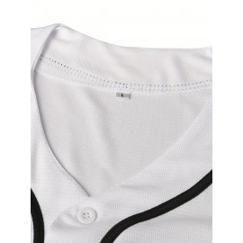 Men'S Baseball Shirt # 11 White Sports Shirt Knitted Loose Fabric S-3XL