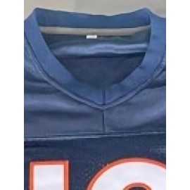 Men'S Baseball Shirt # 56 Black Sports Shirt Knitted Loose Fabric