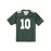 Men's Green Bay #10 Polyester Green Football Jersey T Shirts, V-Neck Sports Shirt With Slight Stretch, Breathable Casual Knit Fabric For All Seasons, Loose Fit Adult & Teen, Fans Gift Men Youth