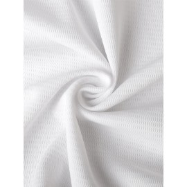 [Casual Style] Men's #27 White Baseball Jersey - Breathable V-Neck, Loose Fit with 