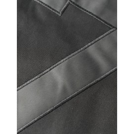 Men'S American Football Sweatshirt, # 7 Black Breathable V-neck Embroidered Polyester Sportswear, Suitable For Street, Team Sports, Beach, Loose Knitted Fabric, S-3XL