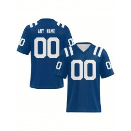 Customized football jerseys, personalized football shirts, printed and sewn names and numbers, personalized football and tennis jerseys, outdoor sports matches
