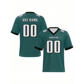 Customized football jerseys, personalized football shirts, printed and sewn names and numbers, personalized football and tennis jerseys, outdoor sports matches