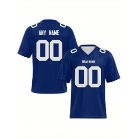 Customized football jerseys, personalized football shirts, printed and sewn names and numbers, personalized football and tennis jerseys, outdoor sports matches
