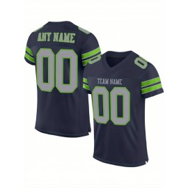 Customized football jerseys with personalized printed names and numbers. Customized large-sized Women's sports uniforms and sweatshirts are suitable for sports, outdoor sports, sports clothing, event clothing, sports style, and durable sports clothin