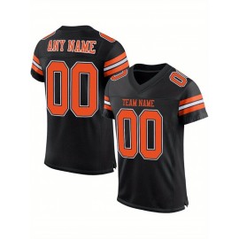 Customized football jerseys with personalized printed names and numbers. Customized large-sized Women's sports uniforms and sweatshirts are suitable for sports, outdoor sports, sports clothing, event clothing, sports style, and durable sports clothin
