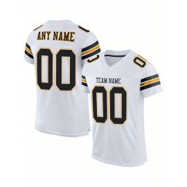 Customized football jerseys with personalized printed names and numbers. Customized large-sized Women's sports uniforms and sweatshirts are suitable for sports, outdoor sports, sports clothing, event clothing, sports style, and durable sports clothin