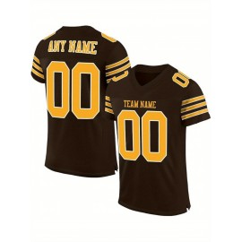 Customized football jerseys with personalized printed names and numbers. Customized large-sized Women's sports uniforms and sweatshirts are suitable for sports, outdoor sports, sports clothing, event clothing, sports style, and durable sports clothin