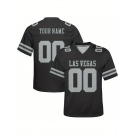 Customized plus-size football shirts, personalized short-sleeved shirts with any name and number, plus-size Women's football city team gifts